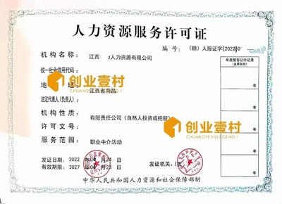 福州市连江县人力资源服务许可证申请程序